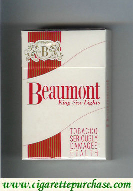 Beaumont cigarettes king size lights
